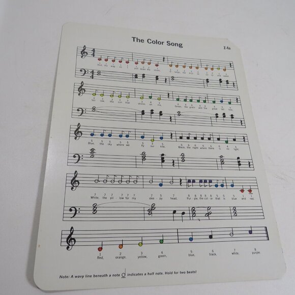 Peabody 60s Xylophone Music (5) Cards DOUBLE SIDED incomplete set - Picture 9 of 12